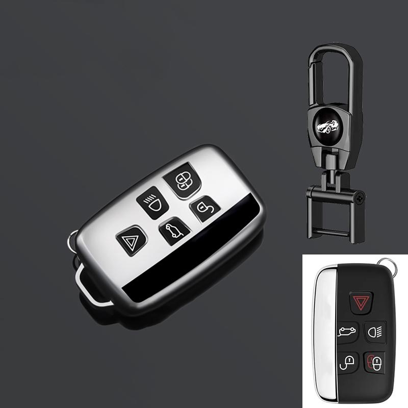 TPU Car Remote Key Case Cover for Land Rover Range Rover Sport Velar Evoque Freelander Discovery Jaguar XF XJ XJL XE