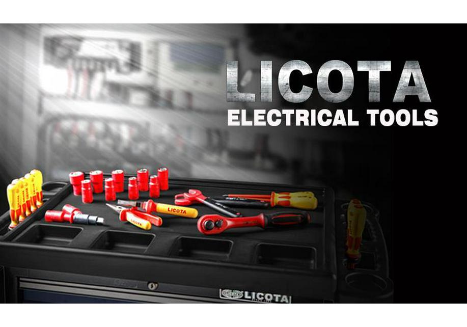LICOTA PowerReach Изолированные кусачки для снятия изоляции с проводов, Электрические плоскогубцы, 6-8 дюймов (APT-37001)