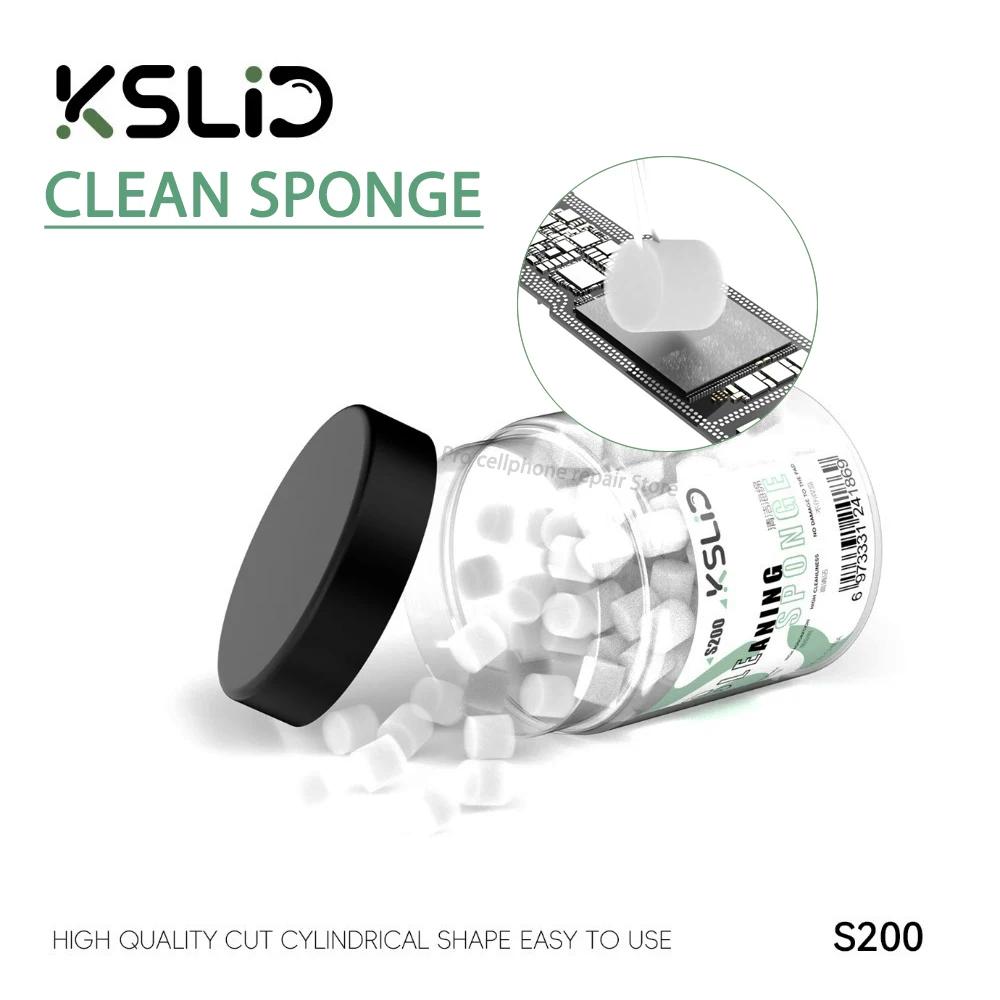 Kslid S200 Нано-губка Безпылевые салфетки для удаления пыли с экрана мобильного телефона Очистка заднего стекла Очиститель масляных остатков паяльной пасты для печатных плат Инструмент