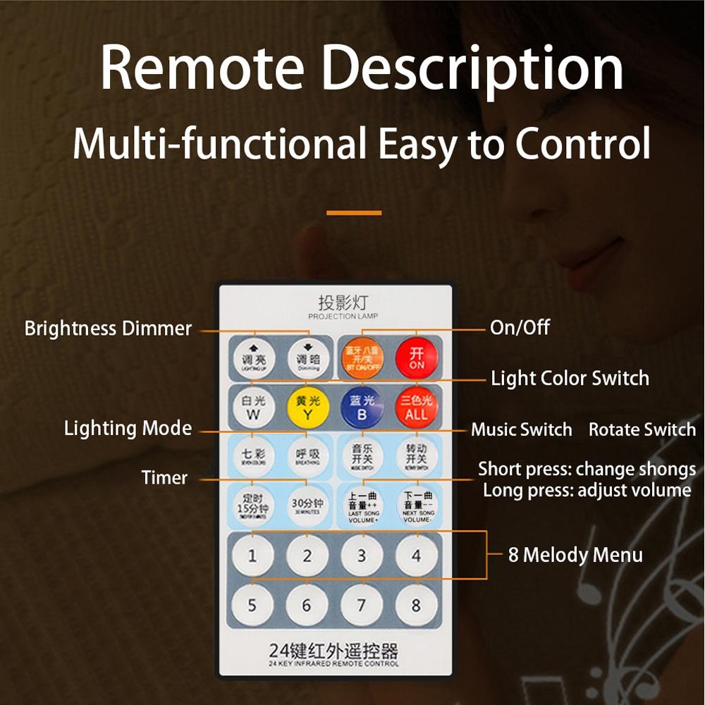 Рождественские ночные огни Bluetooth, звездное небо, светодиодная лампа для дома, проектор, декор комнаты, детский подарок на день рождения, светильник с новогодним настроением