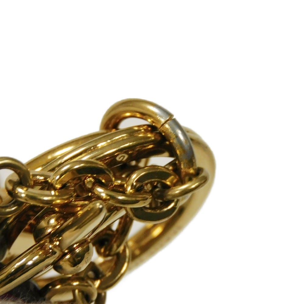 Used LV Circle 12564 Monogram Porte Clés Preppy Flower M00363 7950 Key Ring Bag Charm, Multicolor, Women's from Japan