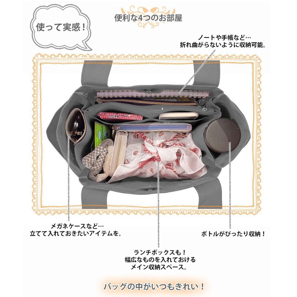 Сумка-тоут Rootote с мини-отделениями SN Deli 0712 для женщин, водоотталкивающая, тоут, парути, хассуи, (01 черный)