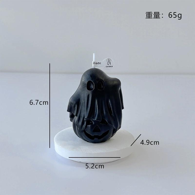 Горячий !!!1 шт. Хэллоуинская свеча-призрак с ароматом, натуральный соевый воск, аромат корицы, жуткий декор, забавное украшение для дома, товары для фестиваля