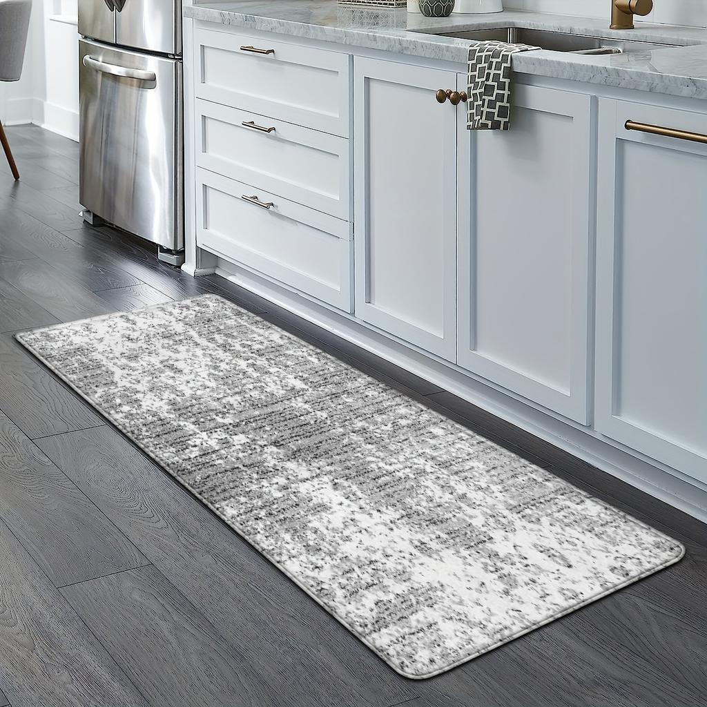1 шт., коврик для бега в скандинавском стиле, кухонный коврик, мягкий утолщенный кухонный коврик, водонепроницаемый, нескользящий, маслостойкий, напольный коврик, коврик для бега