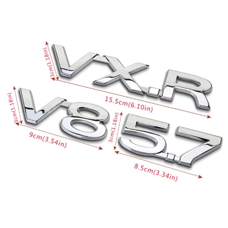 2,5 В V6 V8 VX VXR TXL VXL эмблема для Toyota Reiz Land Cruiser Prado Rav4 Tundra наклейка на крышку багажника смещение автоаксессуары