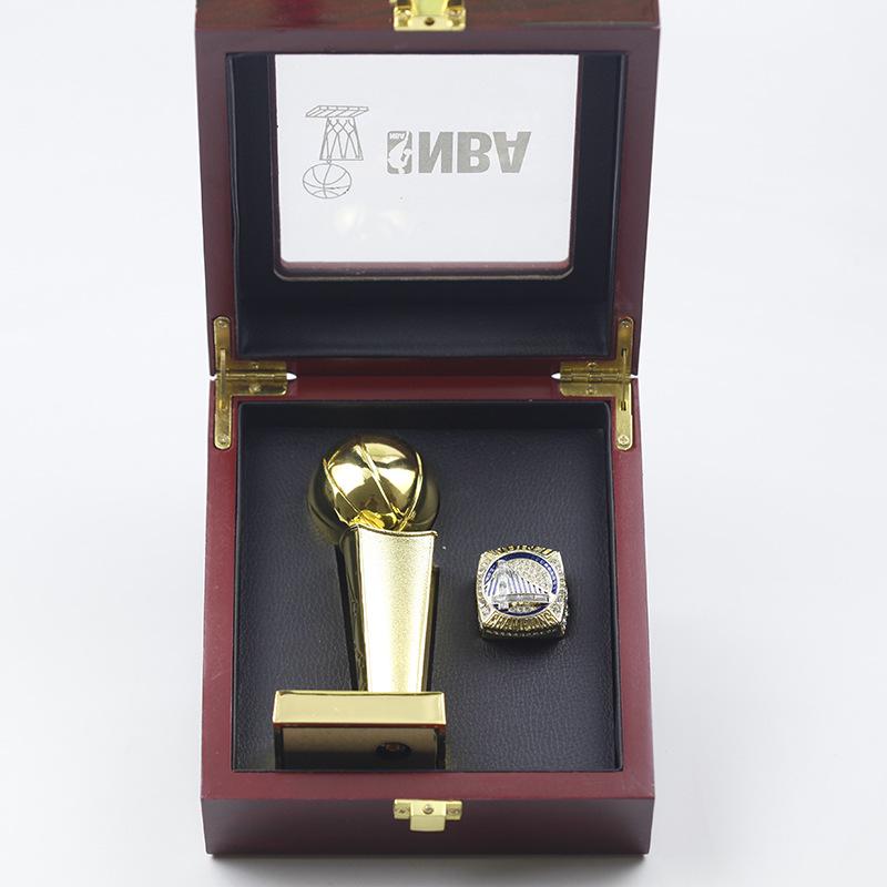 Чемпионское кольцо Golden State Warriors 2022 года - Карри MVP Финала №30