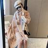 Carriage Scarf, Women's Imitation Cashmere Air Conditioner Shawl, Winter Dual-purpose Thickened Scarf, Fringed Long Style To Keep Warm