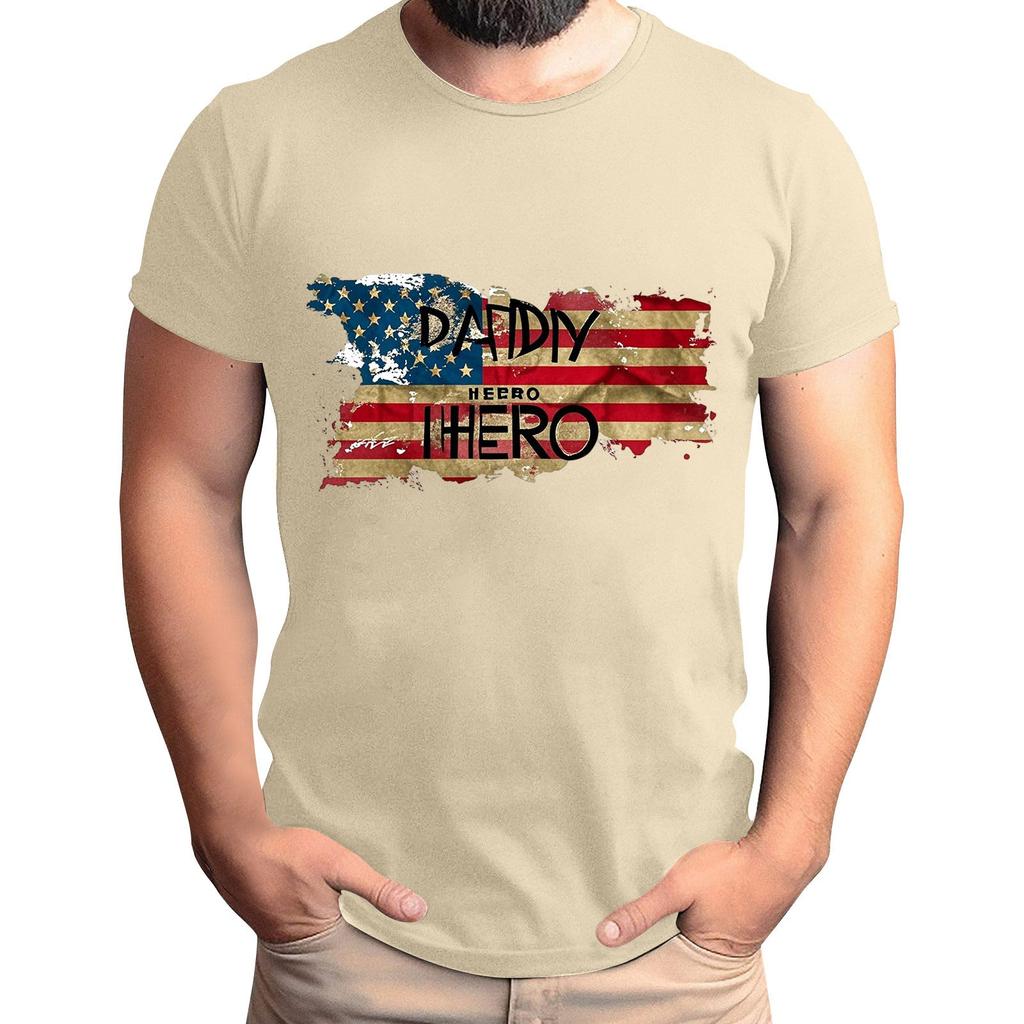 Мужская футболка с принтом флага, мужской свободный повседневный топ с короткими рукавами