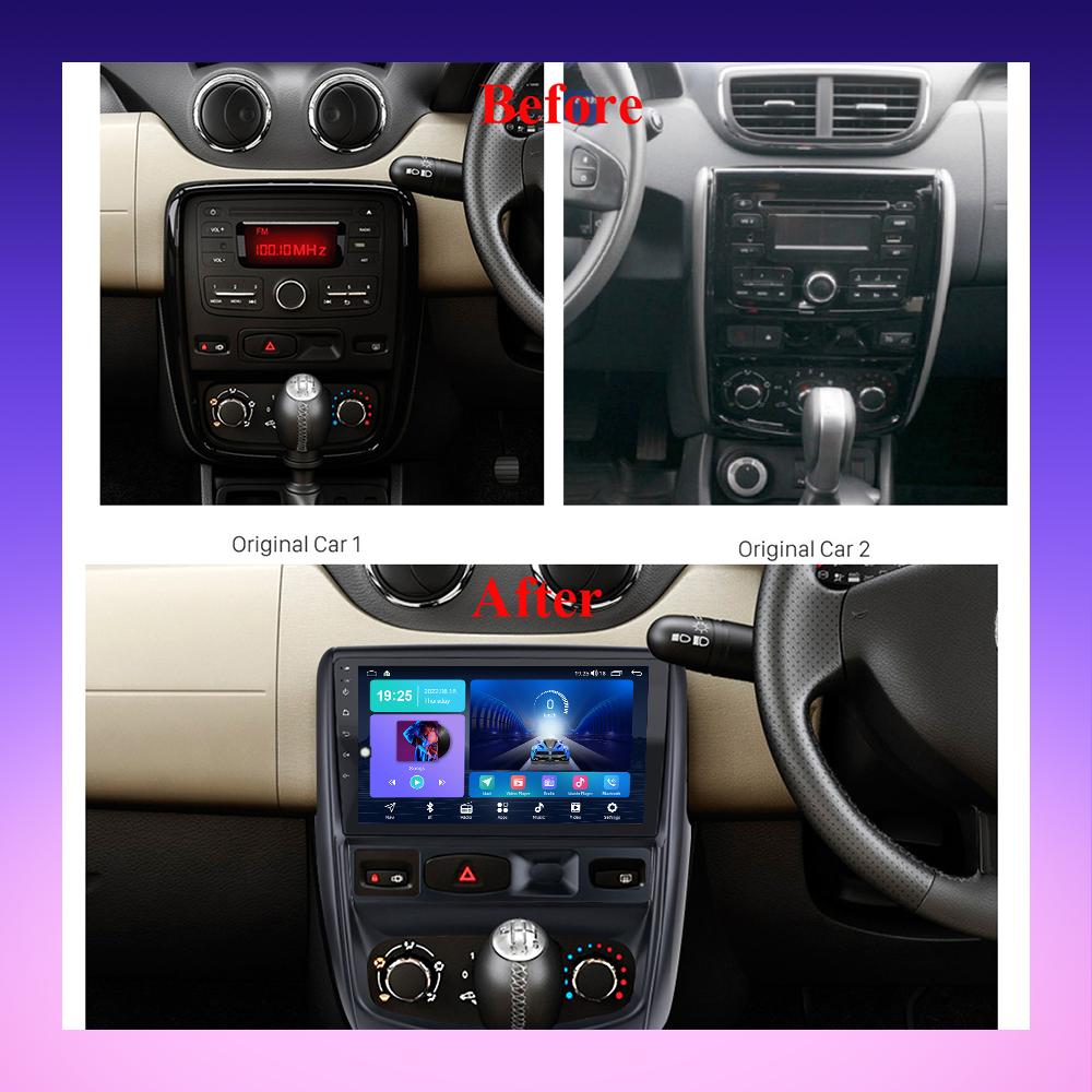 2 DIN Android Carplay автомобильное радио для Renault Duster 1 2010-2015 мультимедийный проигрыватель головное устройство стерео GPS навигация BT WIFI 2+32 ГБ