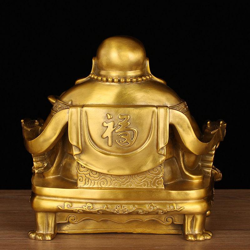 Китайский сидящий лотос тканевая сумка Будда Майтрейя Будда украшения привлекают богатство гостиная вход украшения подарки на открытие