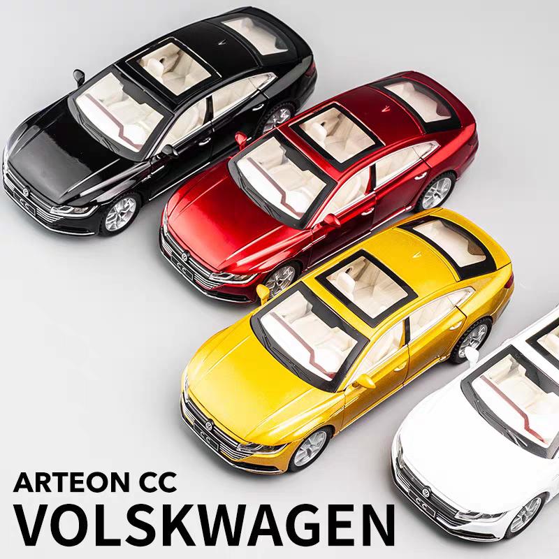 Volkswagen Arteon CC Sport Coupe Симуляция Литой и Игрушечный Транспорт Звуки и Свет Машинка с Откатом 1:32 Подарки из сплава для детей