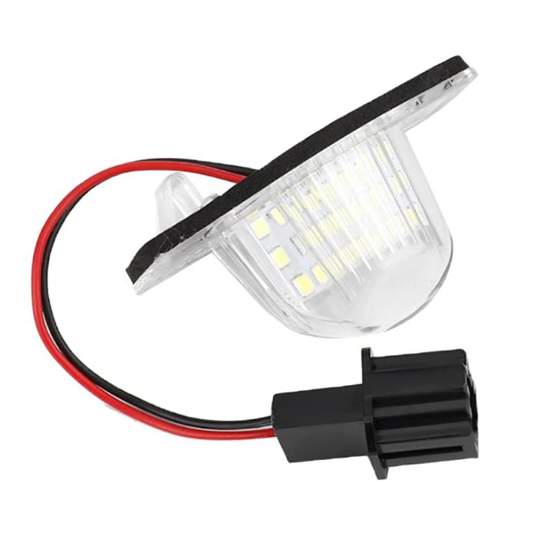 18 Led Car Number License Plate Lights Assembly Pure 6000K For Cr-V Fr-V Stream 12V Smd Number Lamp Led License Plate Light