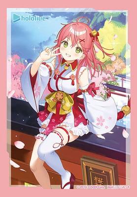 Bushiroad Коллекция рукавов Мини Hololive Miko в месте, где цветут сакуры Vol.619 «Танец сакуры»