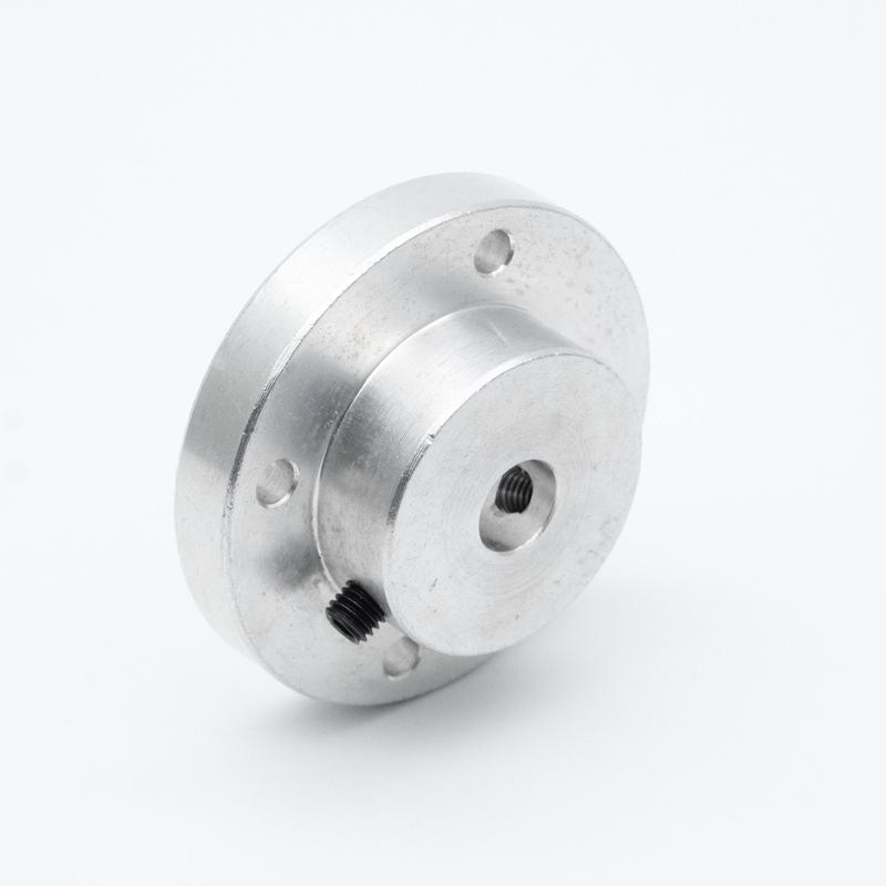 Aluminum Alloy Flange Coupling 5/6/6.35/7/8/9/10~22MM Hole-Keyway 50MM Rigid Transmission Shaft Connection