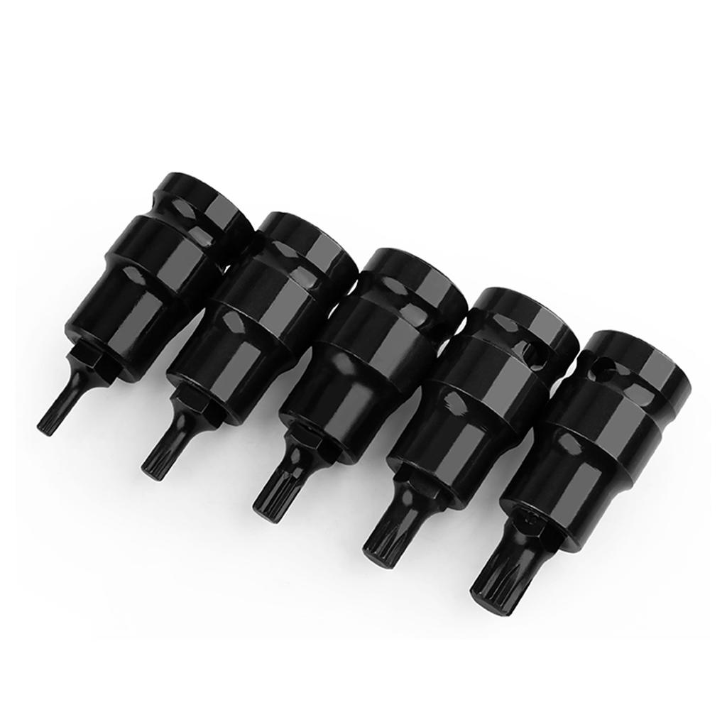 1/2 Inch Drive 12-Point Screwdriver Socket Set CR-MO+S2 M4-M18 Hex Wrench Tool