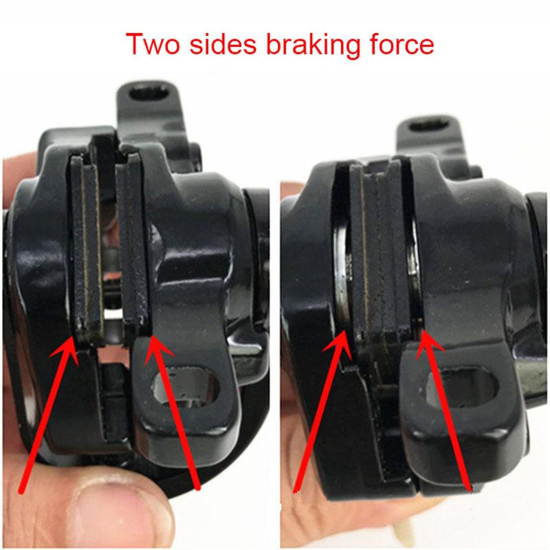 ZOOM Bicycle Disc Brake Aluminum Alloy F160 R160 Mountain Road MTB Bike Mechanical Caliper Disc Brakes Cycling Double Brake