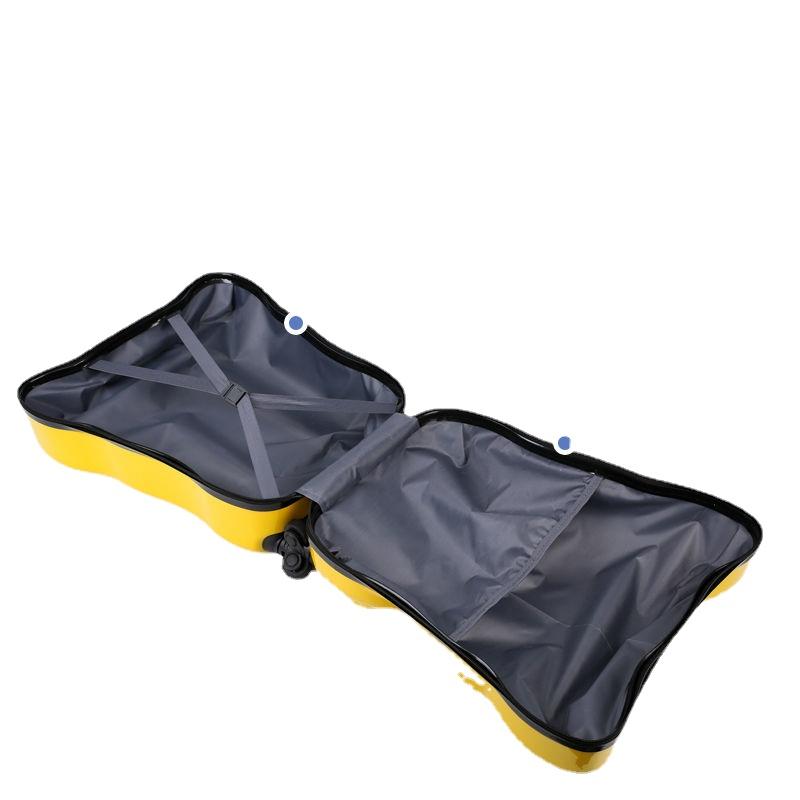 Новый детский чемодан с 3D котом на колесах, детский чемодан на колесиках, дорожный чемодан с героями мультфильмов, сумка на колесиках