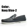 Мужские и женские туфли из натуральной кожи Docksides Casual Boat Shoes, фирменные дизайнерские туфли на плоской подошве для мужчин Femme Blue White 2022A005