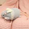 Плюшевая игрушка мышь, мягкая набивная игрушка, милая кукла-крыса с кружевной юбкой, украшенная бантом, декоративная плюшевая мышь для детской спальни, украшение стола, подарок