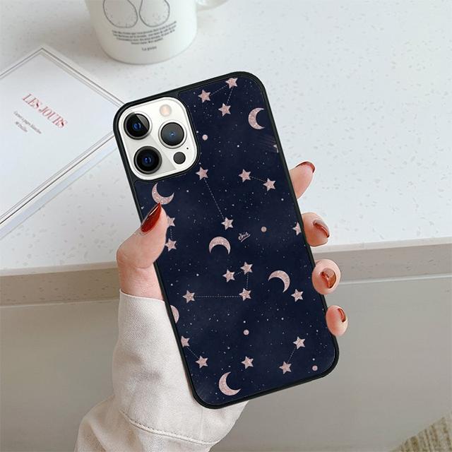 Чехол для телефона Солнце Луна Звезды Для iPhone 17 Air 13 12 14 15 16 Чехол Для Apple 14 15 16 Pro Max 6S Plus Coque