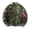 Autumn and Winter Camouflage Jacket with Cotton/thin Air Force Pilot Jacket Men's Flight Jacket
