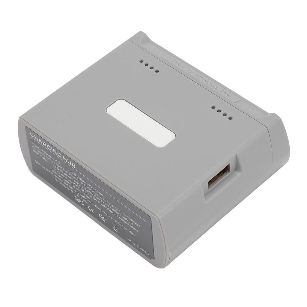 2 Way Charging Hub 4 LED Lights Good Compatibility Battery Charging Hub for Mini 4K 2 SE