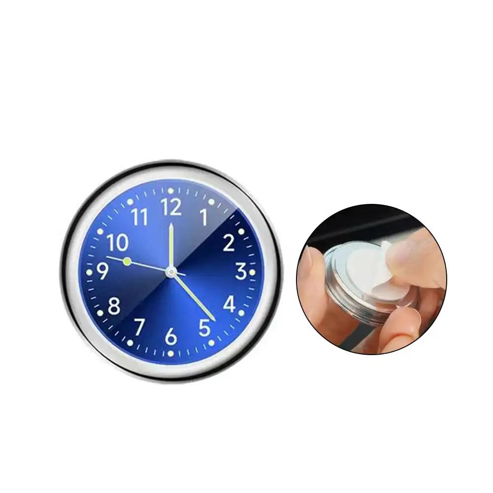 Светящиеся кварцевые часы для салона автомобиля, автоматический термометр, гигрометр для украшения автомобилей, электронные часы, аксессуары