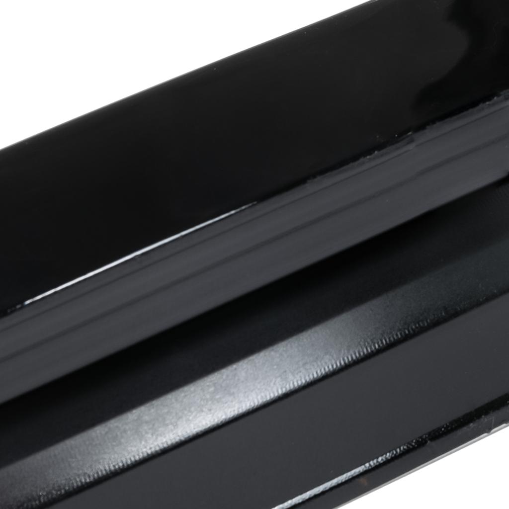 115cm/45in Clossy Black Car Tail Rear Roof Trunk Spoiler Lip Extension Wing V-Style For Tesla Model 3 Y 2017-2022