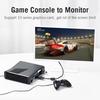 Vention Адаптер HDMI-VGA HDMI-папа-VGA Felame HD 1080P Аудиокабель-конвертер с разъемом 3,5 для PS4 Портативный ПК Проектор