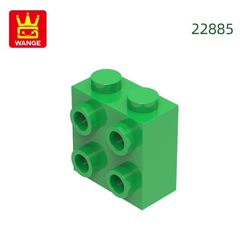 Нетоксичный 77 шт./лот 1x2x1 2/3 С шипами с 1 стороны Блок Moc Цветные Аксессуары Совместимые с 22885 Кирпич DIY Детская Игрушка Сборка