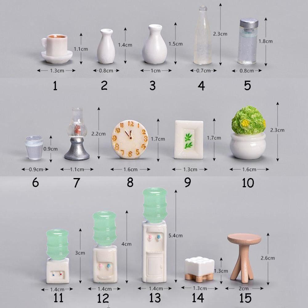 Стул для рукоделия Микроландшафт Диван Миниатюры Настольный декор Симуляция Модель кровати Мебель Фигурки