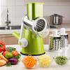 3 Drum Manual Vegetable Cutter Slicer Multifunctional Kitchen Tool for Cheese Garlic Potato Shredder with Sharp Blades