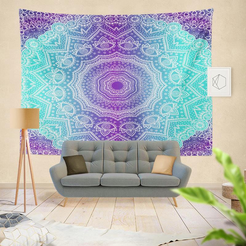 Mandala Tapestry Bedroom Decoration Painting Room Background Wall Cloth Bedhead Hanging Cloth