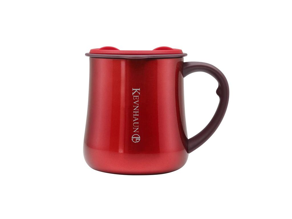 Кружка из нержавеющей стали Kevnhaun с двойной вакуумной сдвижной крышкой для питья с крышкой, сохраняющая тепло и холод, идеально подходит для кемпинга и активного отдыха, крышка,