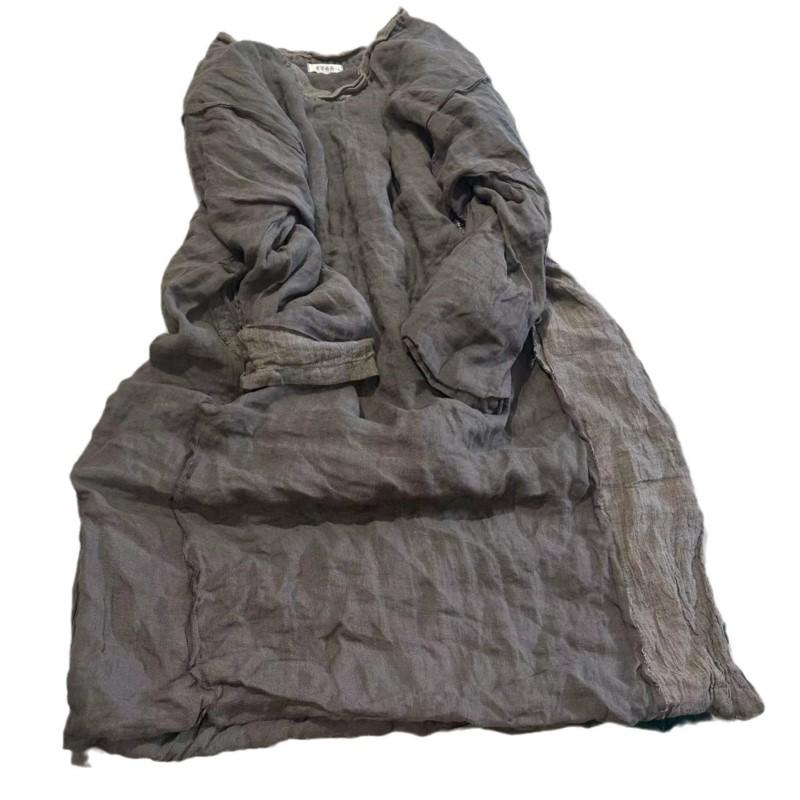 Johnature Женское зимнее платье с цветными блоками в стиле ниши, винтажное платье в китайском стиле с длинными рукавами