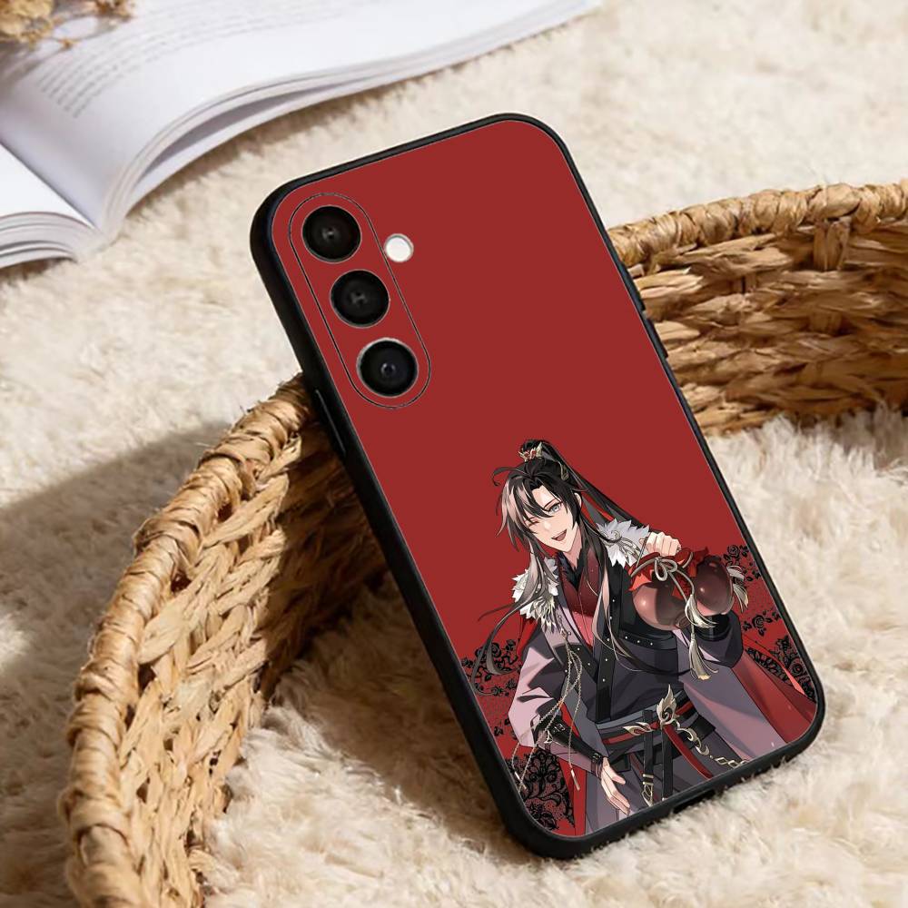 Чехол для телефона аниме M-Mo Dao Zu Shi Wangxian для Samsung Galaxy A20, 21s, 22, 31, 32, 52, 53, 72, 73, 80, 91, мягкий черный корпус