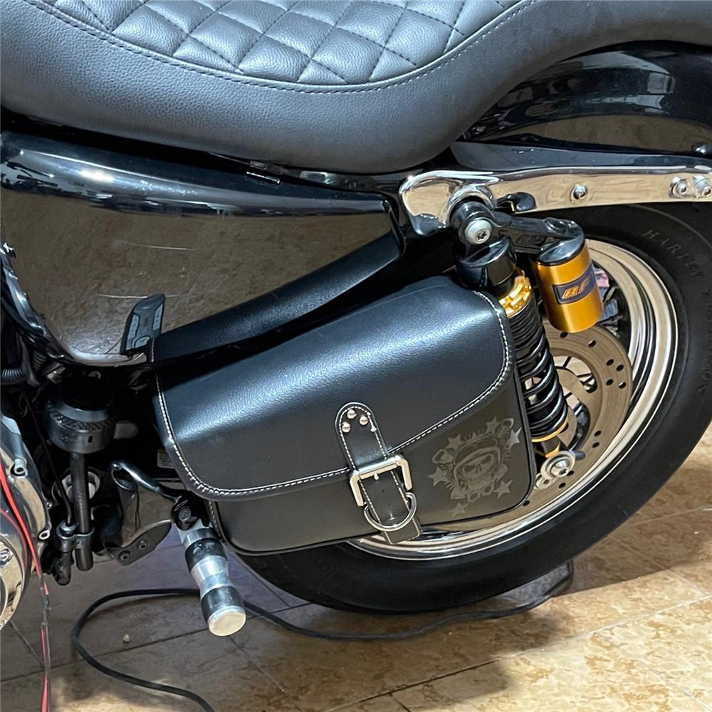 Мотоциклетные седельные сумки из искусственной кожи, сумка для маятника, седельные сумки, боковые сумки для инструментов для хранения для Sportster 883 1200XL