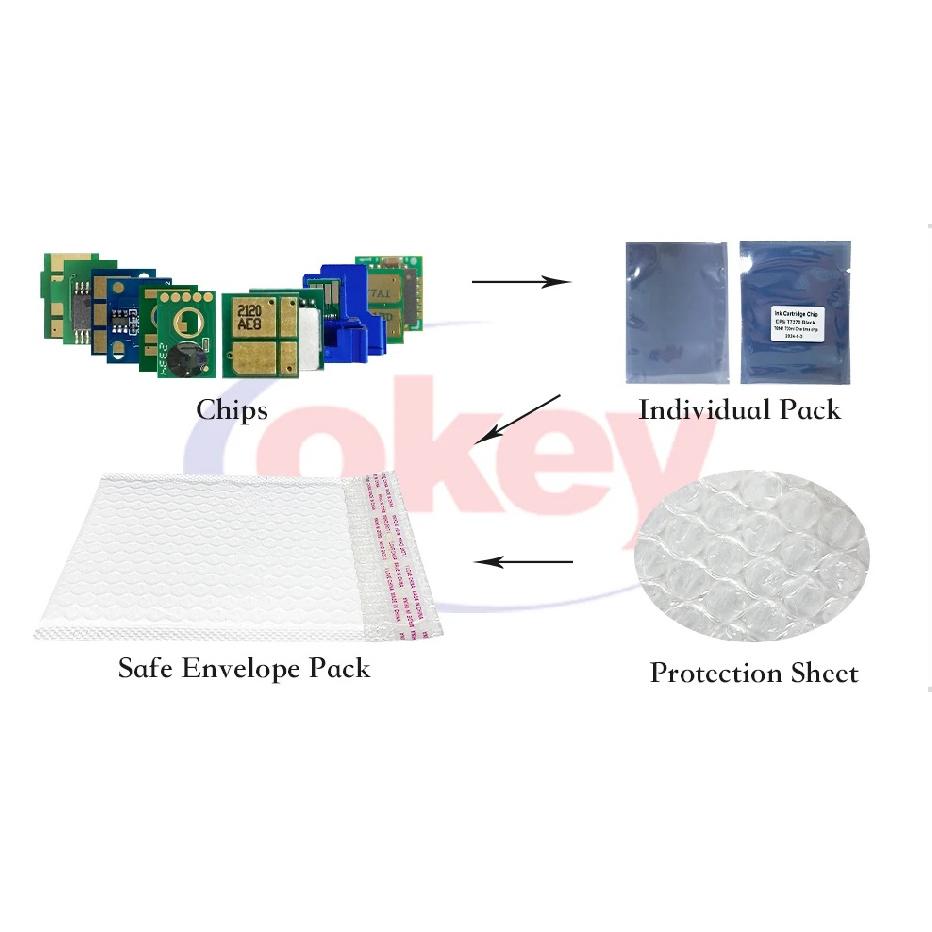 12pcs 106R03741 106R03742 106R03743 106R03744 Toner Cartridge Chip for Xerox VersaLink C7020 C7025 C7030 Printer