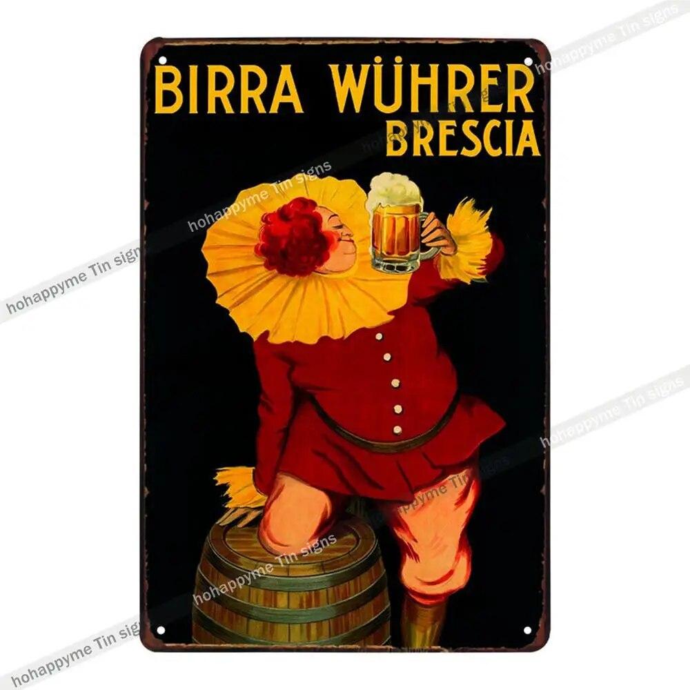 Эльф Пиво Винтаж Металлические Вывески Тарелки Декор Для Бар Паб Клуб Кафе Плакат Наклейки На Стены Главная Гостиная Украшения Доска 20x30 см