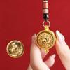 Двенадцать зодиаков имитация латуни сокровищница вращающаяся для мужчин и женщин подвесное украшение автомобильный брелок кулон