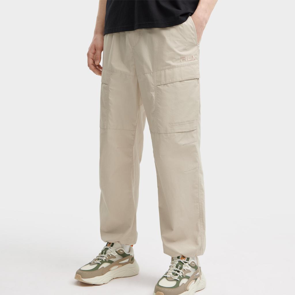 New FILA ORIGINALE Casual Pants Men's Cactus Gray/Pink F11M429809FLP