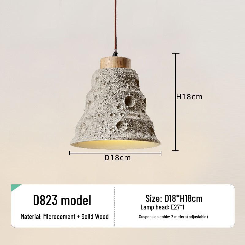 Японский подвесной светильник в стиле Ваби-Саби из желтого травертина, ретро-стиль середины века для спальни, гостевого дома или ресторана.