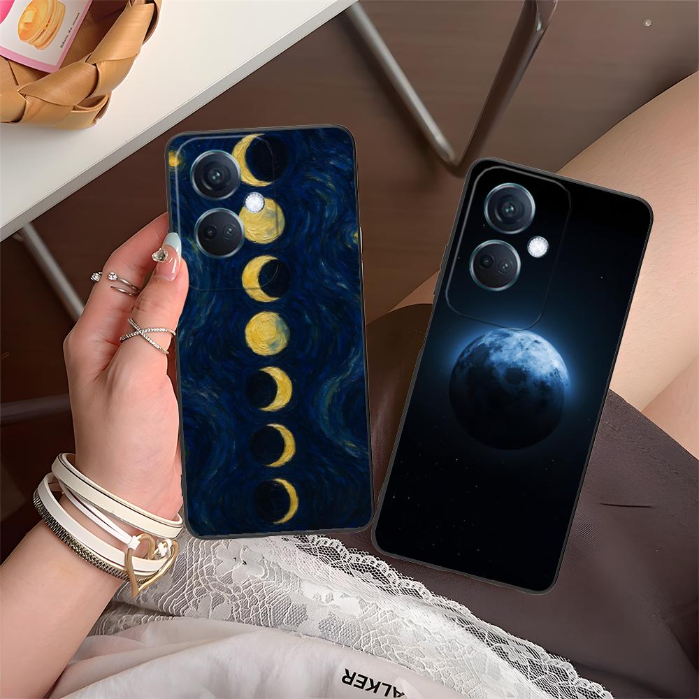 Moon Aesthetic Mobile Phone Case for OPPO Find X9 X8 X7 X6 X5 X3 X2 Plus s Pro Ultra Lite Colorful Printing Cover Pretty Luxury