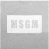 MSgm 3040mm67 217096 94 Box Logo Men S Short Sleeve Tee
