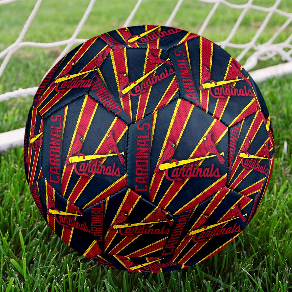 Arizona Cardinals Indoor Soccer Ball Size 5 Colorful All Ages Machine Stitched PVC Competition Ready Durable High-Bounce