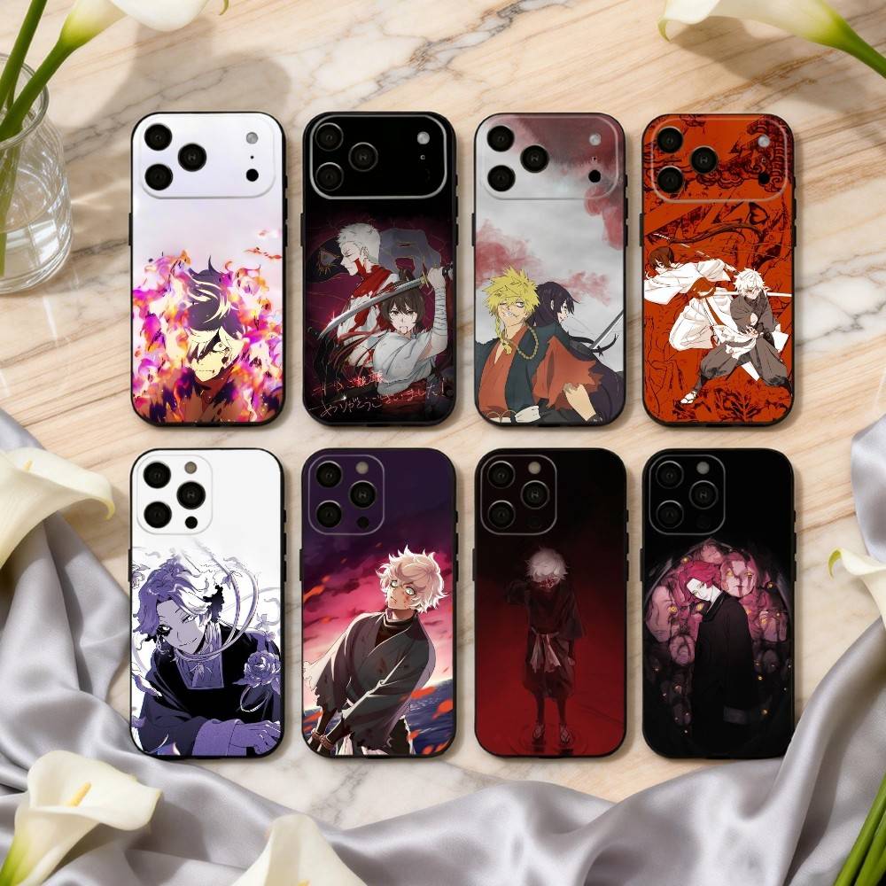 H-Hell P-Paradise Jigokuraku Чехол для телефона для iPhone 17pro, 16,15,14,13,12,11 X XR Plus,Другие Мягкий Черный Чехол