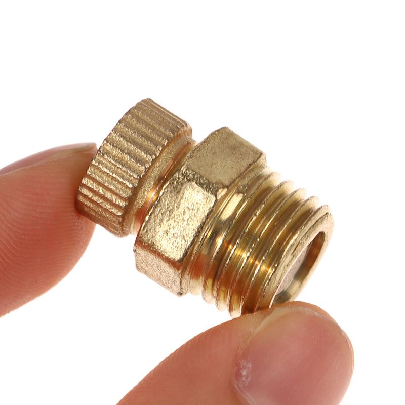 2Pcs Hardware Accessories Small Air Pump Accessories Silent Air Compressor Drain Valve Screw Copper Hand Tools