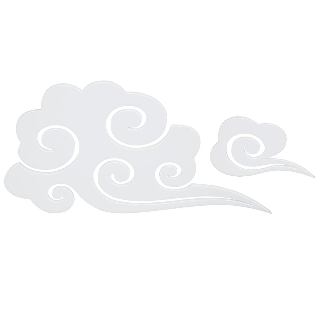 Наклейки на потолок в виде облаков для синтоистского храма YTOPRO, Благоприятные облака, Идеально подходят для синтоистских храмов и буддийских алтарей, Акриловые буквы-облака на клейкой основе