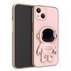 Роскошный шикарный 3D чехол для телефона с покрытием «Астронавт» для iPhone 15 14 13 12 11 Xs Pro Max Mini X 8 7 Plus SE портативный держатель-подставка чехол