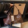 Vintage Urban Tote Bag With Zipper Closure And Polyester Lining For Office Use